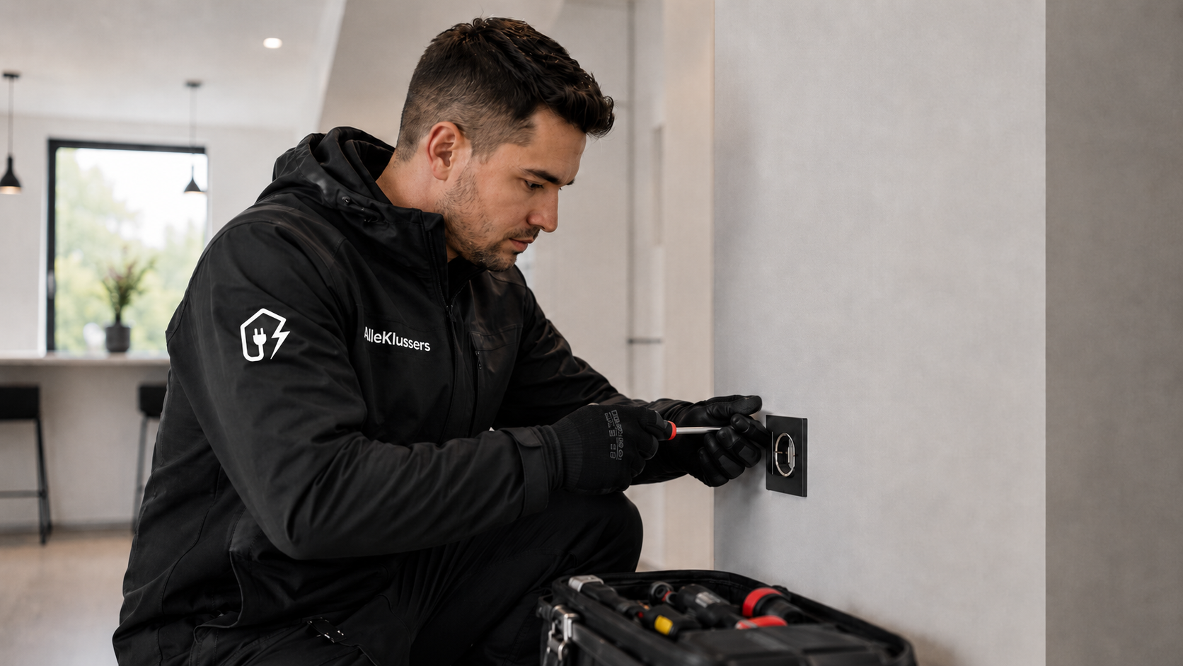 Elektricien aan het werk
